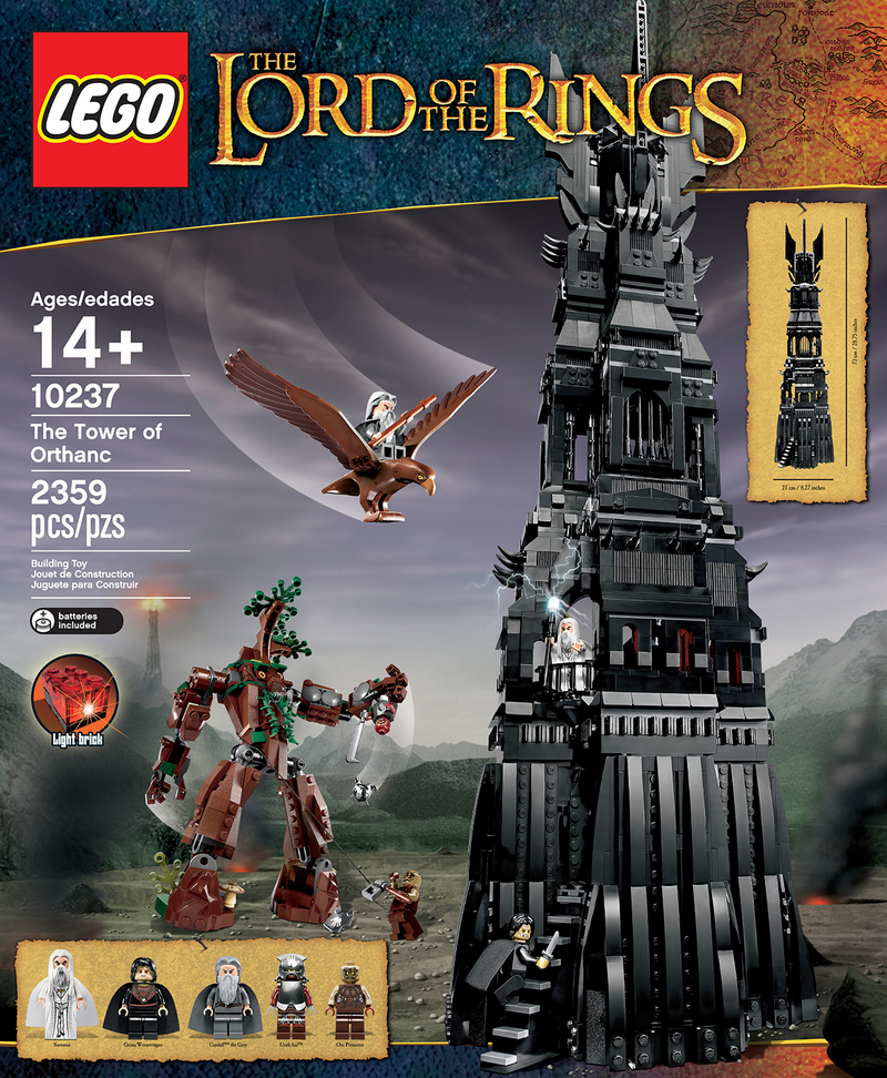Illustration for article titled Holy cow, Lego are releasing a 29 inch tall Tower of Orthanc!